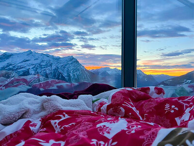 Coffret Excursion gourmande en altitude avec fondue et trajet en motoneige pour 4 à Aquila
