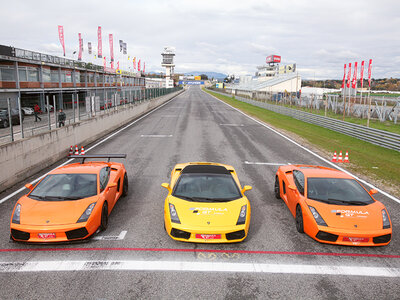 Caja 1 vuelta en Ferrari, Lamborghini y Porsche en el circuito de Jarama