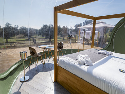 Caja El Toril Glamping Experience: 1 noche en burbuja con desayuno para 2 personas