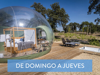 Caja regalo El Toril Glamping Experience: 1 noche en burbuja con desayuno para 2 personas