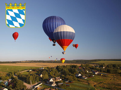 Geschenkbox Schwebende Träume bei 1 Heißluftballonfahrt über Bayern