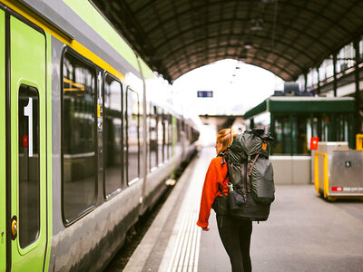 Coffret Pass Interrail de 15 jours en 2e classe avec 2 jours en Europe