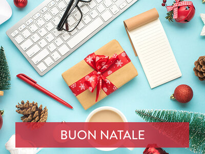 Cofanetto regalo Buon Natale al miglior collega! Cene, pause relax e avventure per 1 o 2 persone