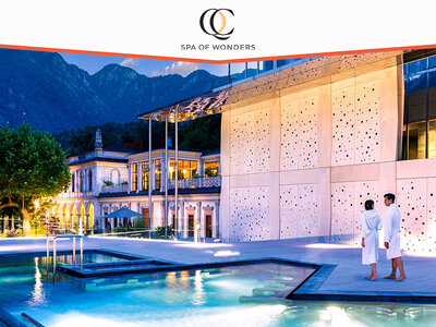 Cofanetto regalo Gusto e relax al QC Terme San Pellegrino: 1 notte al QC Room con accesso spa e light lunch