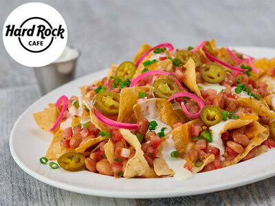 Cofanetto regalo Note di gusto con nachos e soft drink in un Hard Rock Cafe a scelta