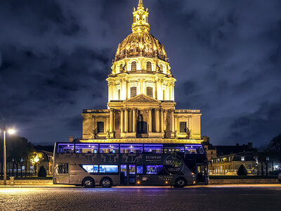 Souper Paris By Night 5 Plats et visite de Paris dans le bus à impériale Champs-Élysées