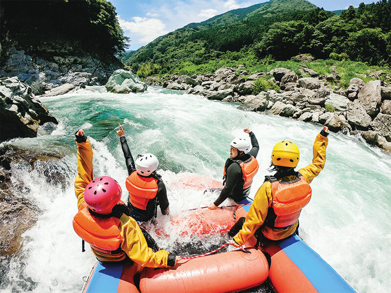 Discesa in Rafting Power in Trentino