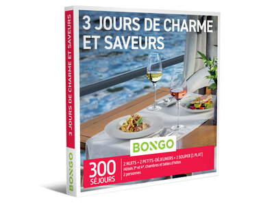 Coffret cadeau 3 Jours de Charme et Saveurs