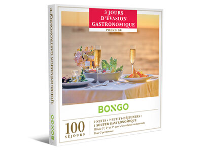 Coffret cadeau 3 Jours d'Évasion Gastronomique