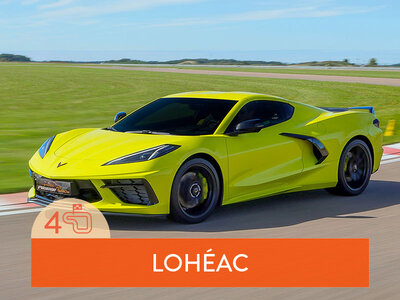 Coffret cadeau Stage de pilotage : 4 tours sur le circuit de Lohéac en Corvette C8