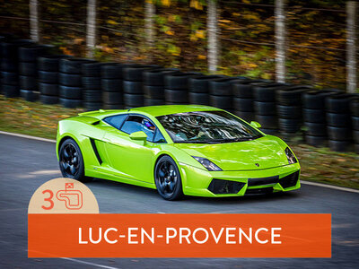 Coffret cadeau Stage de pilotage : 3 tours sur le circuit du Luc en Lamborghini Gallardo LP 560