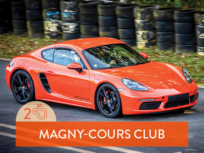 Stage de pilotage : 2 tours sur le circuit de Magny-Cours en Porsche Cayman S 718