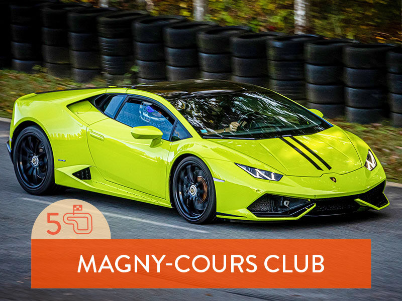 Stage de pilotage : 5 tours sur le circuit de Magny-Cours en Lamborghini Huracán