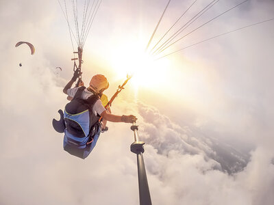 Presentbox Tandemskärmflyg över Österlen