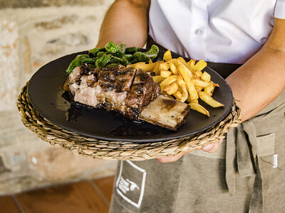 Caja Restaurante Habitat Cigüeña Negra, Cáceres: menú degustación para 2 personas