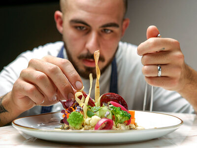 6-Gänge-Menü der Haute Cuisine im Restaurant Mater Bistrot in Mailand