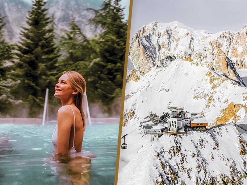 2 magiche notti con Spa al 4* QC Terme Monte Bianco e biglietto Skyway per Punta Helbronner