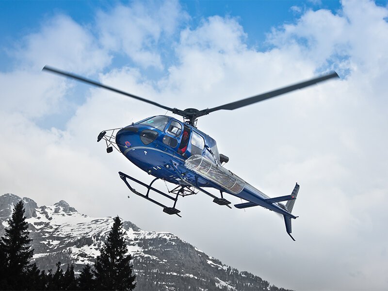 Volo privato di 20 minuti in elicottero sul Monte Bianco da 1 a 5 persone