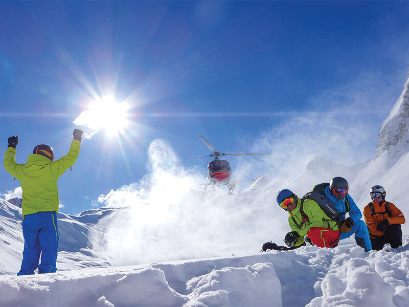 1 emozionante tour di 15 minuti in elicottero sul Monte Bianco