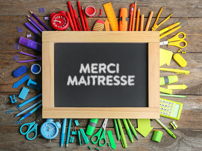Coffret cadeau Merci, maîtresse !