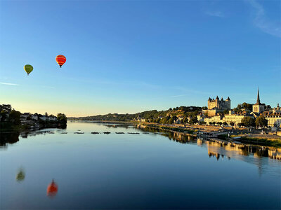 Vol en montgolfière au-dessus des châteaux de la Loire