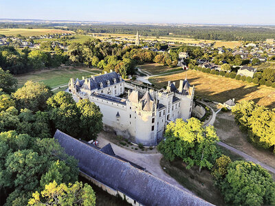 Vol en montgolfière au-dessus de Saumur le matin en semaine