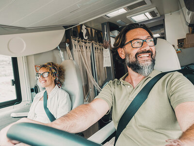 Geschenkbox 3 Tage Roadtrip im Wohnwagen durch Deutschland für 2 Personen