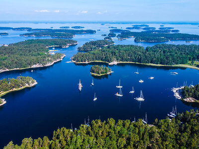 Spännande seglingslektion på en Hobie cat