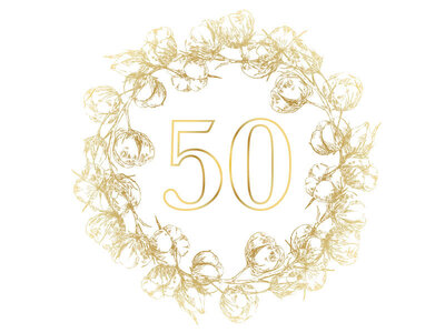 Cofanetto regalo Felice 50º anniversario di matrimonio!