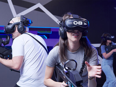 Caja Zero Latency Málaga: 1 experiencia de realidad virtual de 30 min para 4 personas