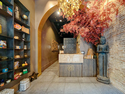 ¡Mimos para ti! Facial 30 min, masaje 1h y Body Scrub 30 min para 1 persona en Evasiom Spa