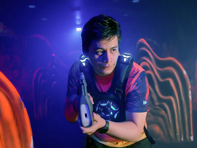 Caja Laser Tag en Madrid: 2 partidas de 1 hora para 4 personas
