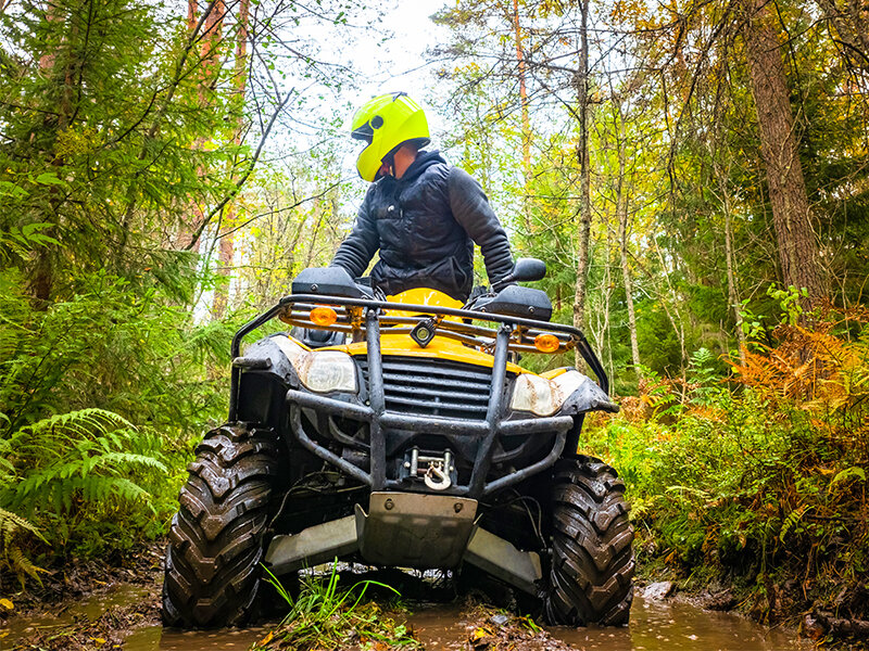 In quad vicino a Roma con un’avventura di 4h per 1 persona