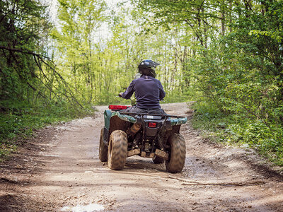 Cofanetto regalo Avventura in quad singolo: escursione di 2h ore per 1 persona vicino a Roma