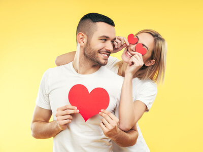 Geschenkbox Geschenkgutschein zum Valentinstag - 75 €