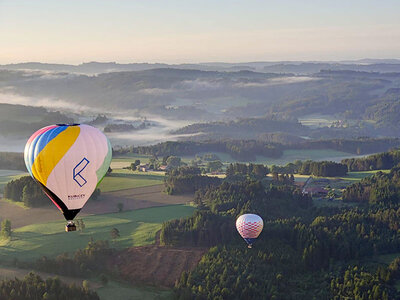 Vol en montgolfière au-dessus de Viverols