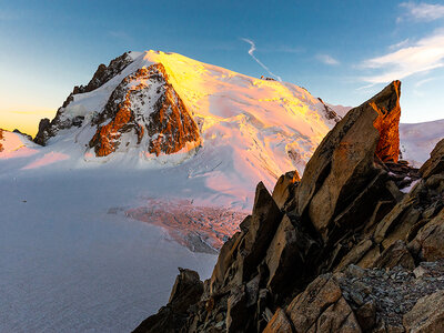 Cofanetto Suggestiva escursione notturna sul Monte Bianco