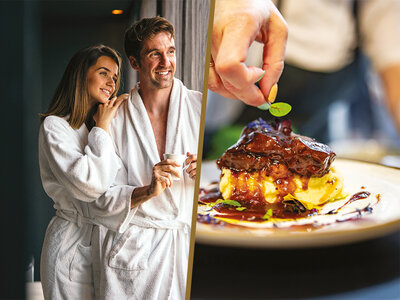 Coffret cadeau Séjour romantique de 2 jours en hôtel avec bien-être et souper de luxe