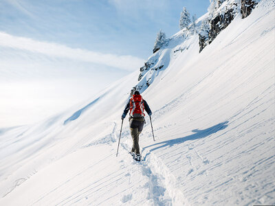 1 Übernachtung mit Schneeschuhwanderung bei Nacht im Kanton Graubünden