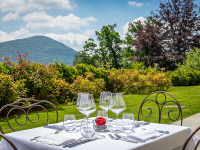 Souper gastronomique pour 2 personnes au Resort Collina d'Oro au-dessus de Lugano