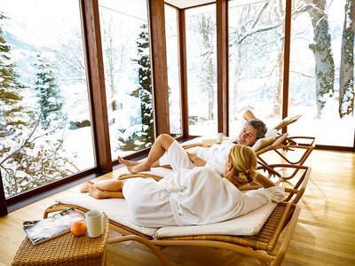 Séjour romantique de 2 nuits dans les Alpes avec accès au spa et prosecco