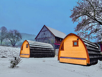 Geschenkbox Natürlich schöne Auszeit in einer Holz-Lodge für 2 Übernachtungen