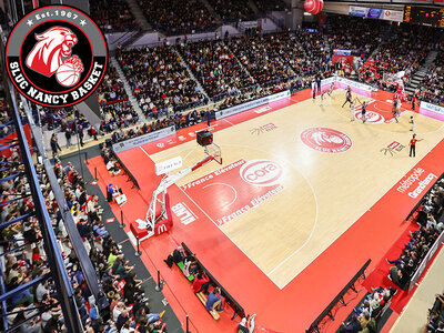 Coffret cadeau Billet VIP bord de terrain pour un match du SLUC Nancy basket avec buffet pour 2 personnes