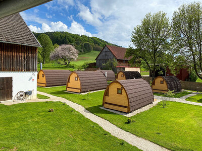 Box Tiny House mal anders: 1 Übernachtung im Holz Pod in Franken