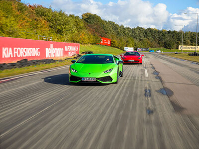 4 varv på racerbana i Lamborghini Huracan för 1