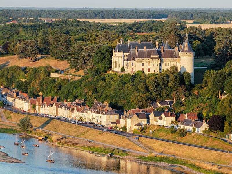 Vol en montgolfière au-dessus du château de Chaumont-sur-Loire en semaine