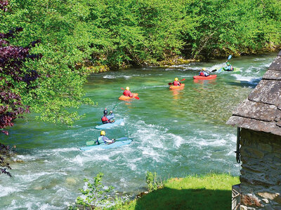 Coffret Découverte guidée de l'Aveyron : session de canoë de 2h30 pour 4 personnes