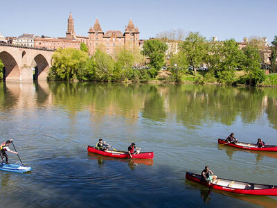 Coffret cadeau Découverte guidée de l'Aveyron : session de canoë de 2h30 pour 4 personnes