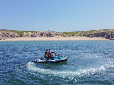 Randonnée guidée en jet-ski d'1h dans la baie de Quiberon pour 1 ou 2 personnes