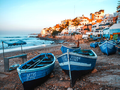 Coffret cadeau Séjour au Maroc : 2 jours en riad avec souper et cours de surf ou de yoga près d'Agadir